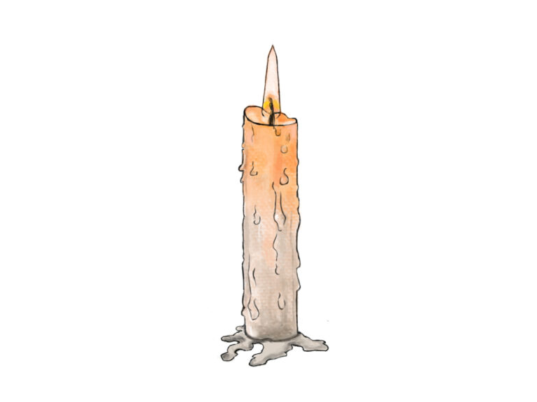 How To Draw a Candle