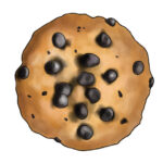How to draw a cookie