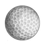 How to draw a golf ball